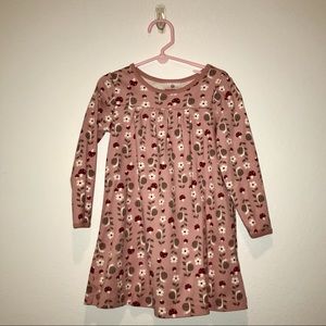 Hannah Andersson Girls Long-Sleeve Dress. Size 4.